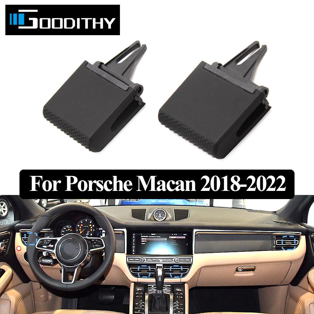Car Front Rear Left Right Air Conditioning AC Vent Outlet Slider Paddle Clip Repair Kit For Porsche Macan 95B 2018-2022