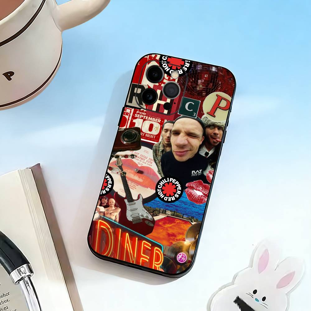 R-Red Hot Chili Peppers Чехол для телефона Силиконовый Мягкий Для IPhone 17 16 15 14 13 12 11 X XR Plus Pro Max Plus