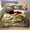 3pcs Disney DuckTales Scrooge McDuck Quilt Set - Soft and Comfortable Bedroom, Guest Room and Dorm Decor Bedding Set 1 Quilt Cover + 2 Pillowcase