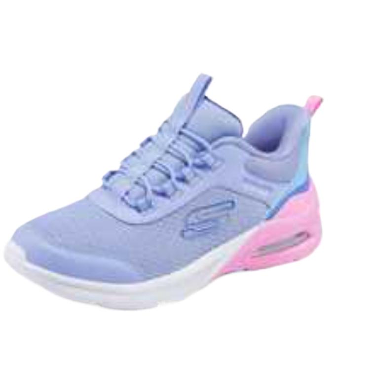 Skechers Современные Удобные Стильные Универсальные Простые Низкие Тренировочные Кроссовки для Детей Детские кеды Лавандовые 303594L-LAV