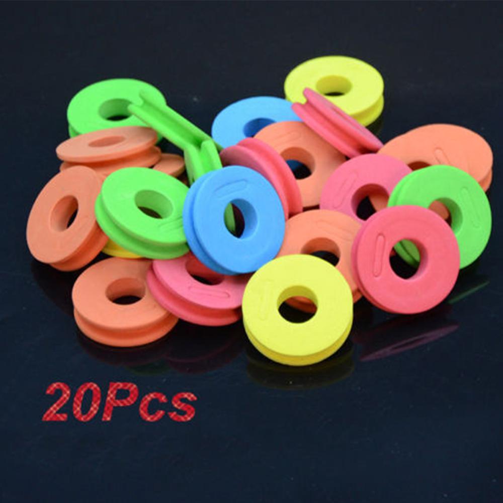20Pcs New Leader Swivel 4.5cm/7cm Carp Lure Fishing Line Plate EVA Foam Winding Line Board