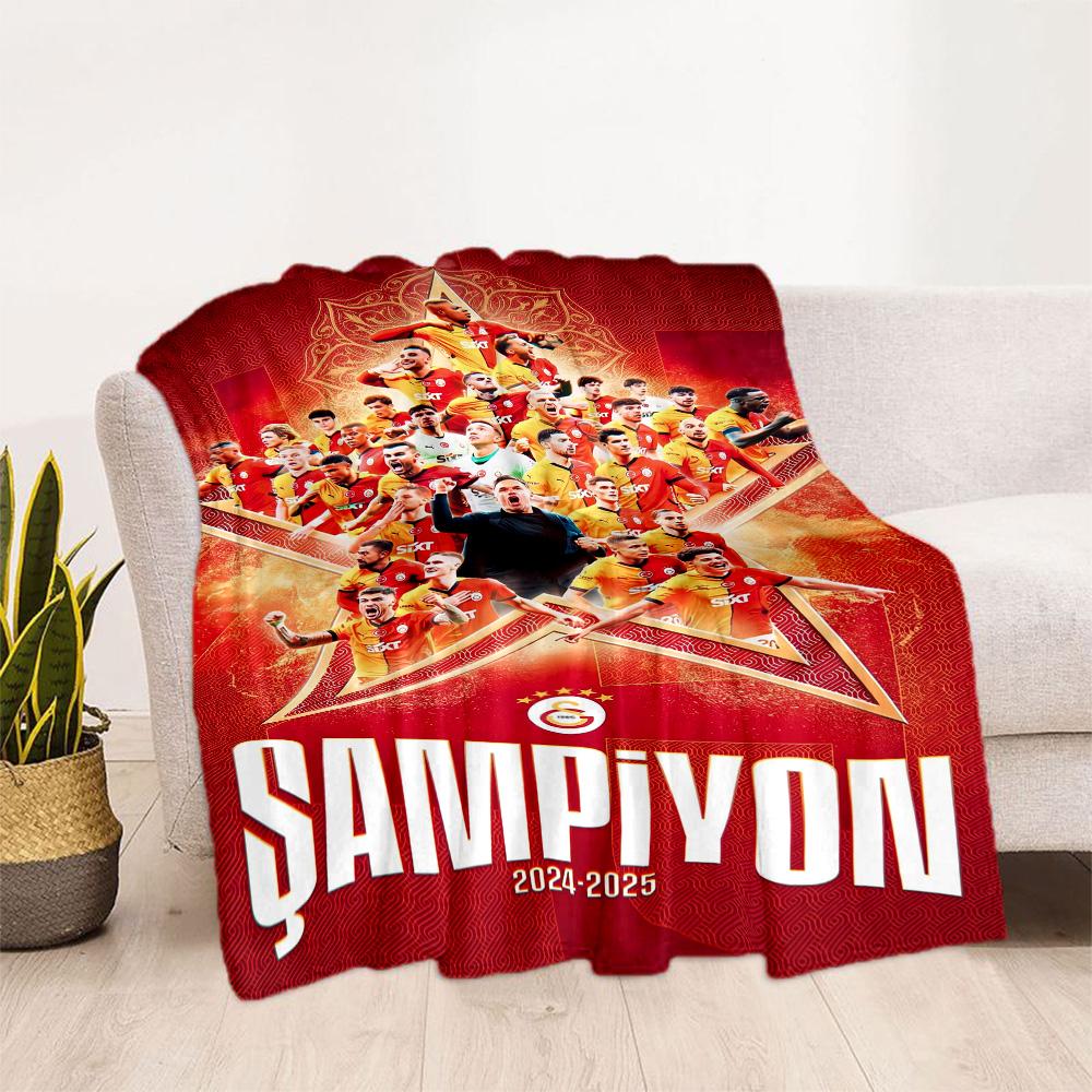Galatasaray 333 Blanket Soft Warm Cozy Perfect for Seaside Bed Office Four Seasons Universal Digital Print Birthday Christmas Gift Blanket