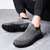 Модные повседневные кроссовки мужские с мягкой подошвой, для хайкинга, эластичные носки с сеткой, дышащие, легкие, на платформе, ленивые беговые кроссовки Tênis Masculino
