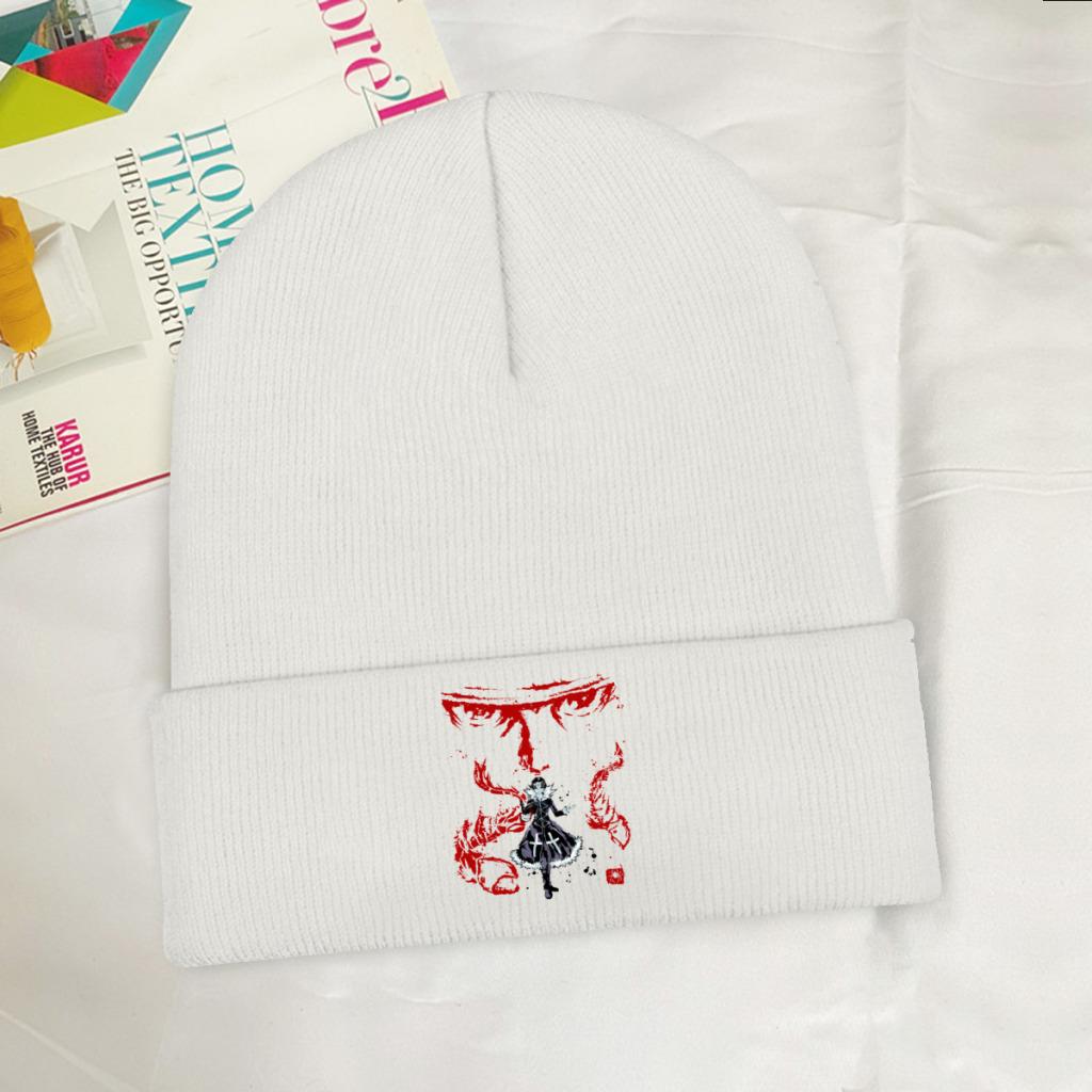 Вязаная шапка Bandit Leader Phantom Troupe для женщин, унисекс, шапочки Skullies, осенне-зимняя шапка, теплые шапки из полиэстера