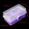 1 шт. Детская коробка для хранения аксессуаров для волос с тремя слоями и складная ручная коробка для хранения аксессуаров для рабочего стола, коробка для нейл-арта