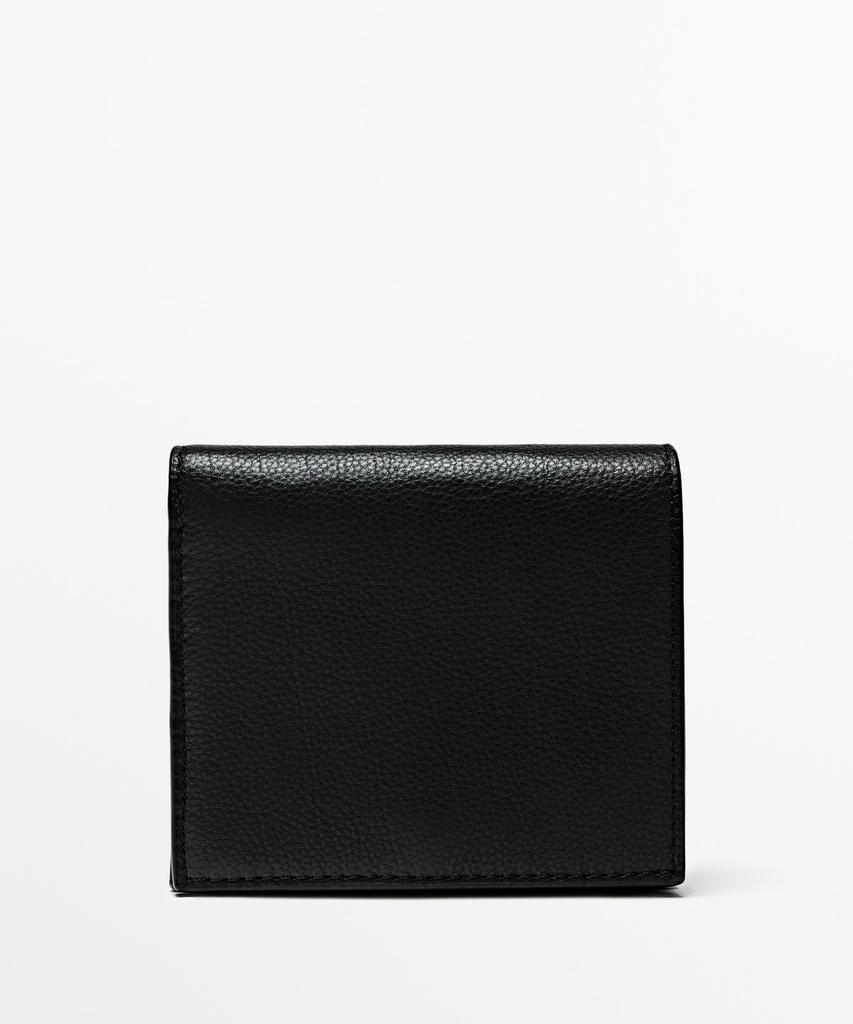 Кошелек из кожи наппа Massimo Dutti