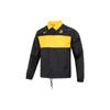 Spliced Design Logo Embroidered Collar Jacket Men Jacket Black DR2338-010