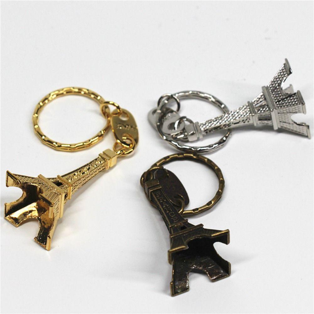 Fashion Eiffel Tower Bag Pendant Vintage Paris Keyring Creative France Tower Keychain Couple