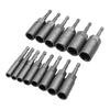 Impact Socket Adapter 1/4Inch Nut Metric Sockets Hex Socket Extension For Screwdriver Handle Tool Wrench Adapter 6-19mm