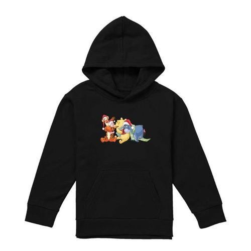 Winnie The Pooh Childrens/Kids Santa Hat Christmas Hoodie
