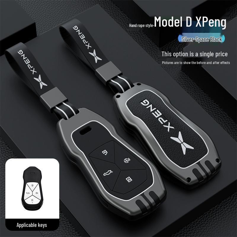 Premium Key Cover & Chain for Xiaopeng Models: P7, P7i, P5, G3, G3i, G6, G9 - Men's & Women's Edition