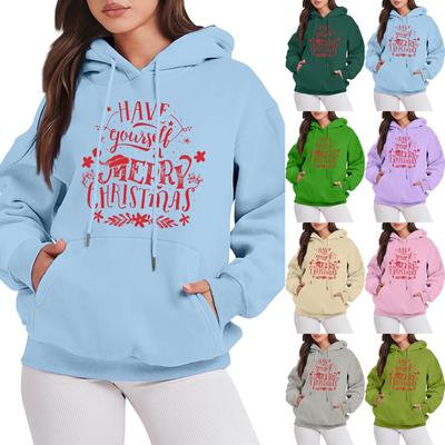 Женские свитшоты оверсайз, флисовые толстовки с длинным рукавом, осенние наряды с карманом