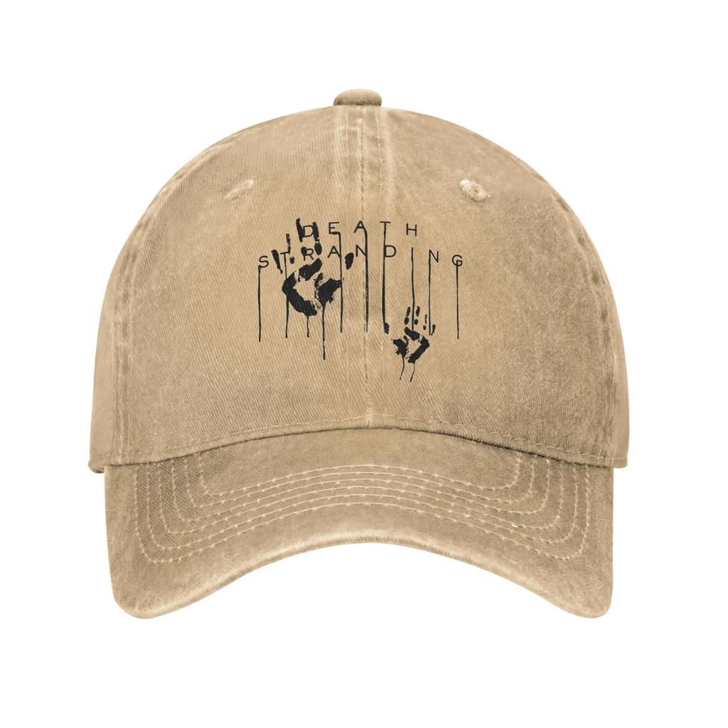 Кепка Бейсболка Death Stranding 2 On the Beach Ретро Потертая Стиранная Snapback Шляпа Для Активного Отдыха Бега Гольфа Подарок Кепки Кепка