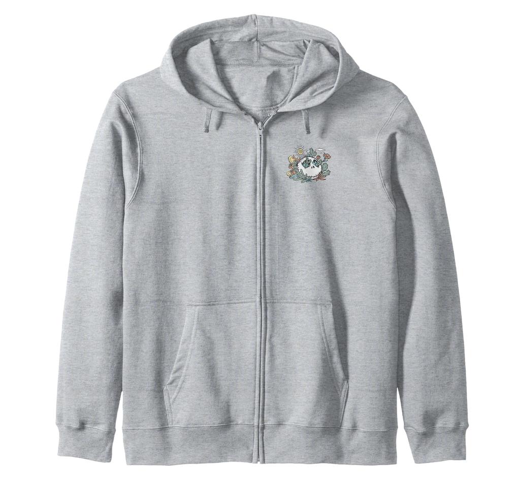 Disney The Nightmare Before Christmas Pocket Desert Skull Zip Hoodie