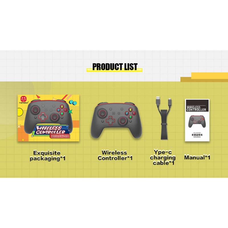 Bluetooth-compatible Joystick Game Controller Gamepad For Switch / Switch Oled / Switch Lite / Pc