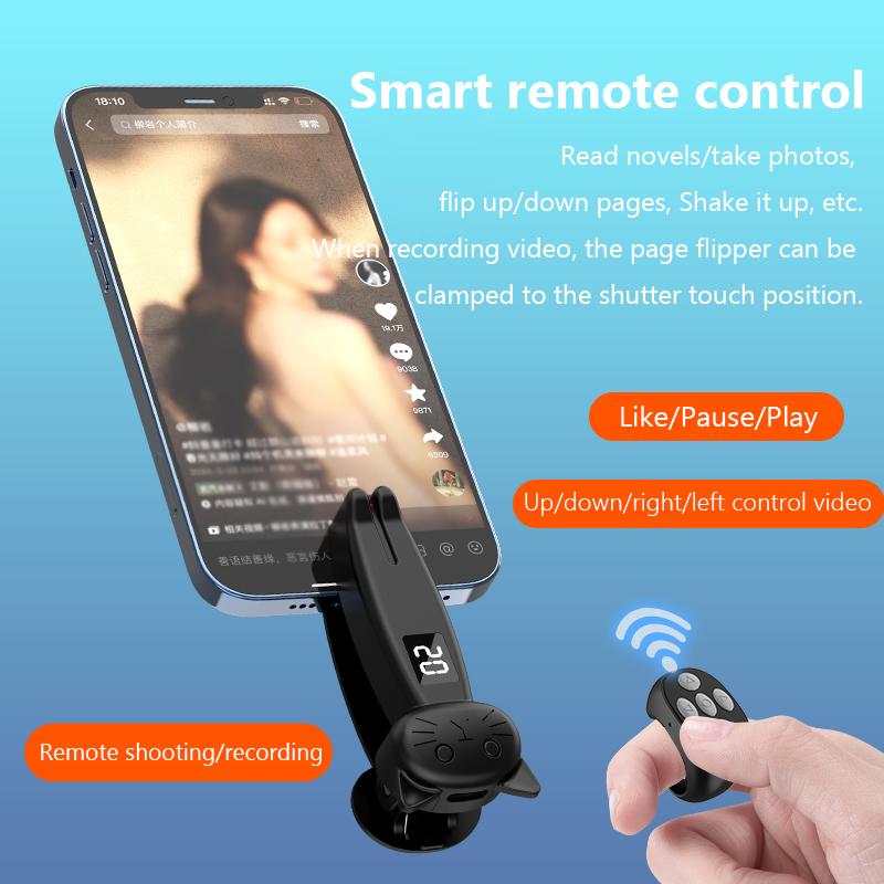 Bluetooth-совместимый контроллер для электронной книги 5.3, кольцо-триггер для удаленной съемки фото и видео для Kindle Paperwhite