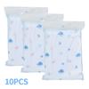 10pcs Travel Ziplock Storage Bag for Clothes Waterproof Packaging Bag Underwear Organzier Shoes Zipper Pouch Closet Organizer