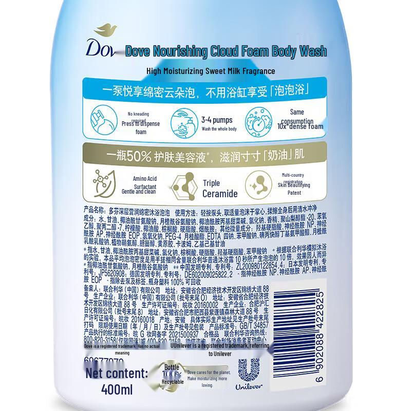 Dove Deeply Nourishing Mousse Body Wash