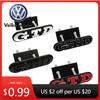 T322026 Hot VOLKSWAGEN 3D Metal GTD Front Grille Badge Emblem Sticker for VW Polo Golf 5 6 7 CC Passat Jetta MK4 MK5 MK6 Car Stylin