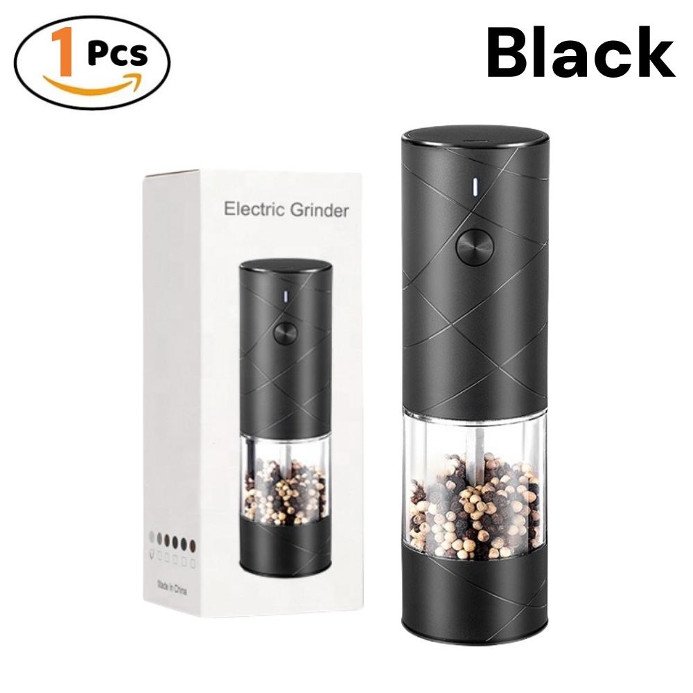 Electric Salt and Pepper Grinders kitchen gadgets accessories seasoning Spice Sesame Grindery mill Coarseness cylinders shaker