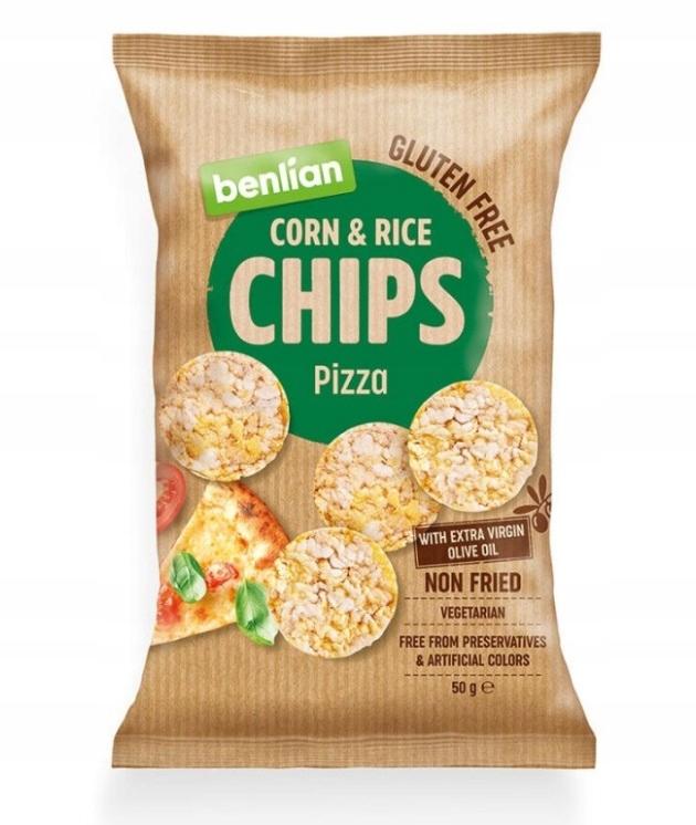 Corn And Rice Chips - Benlian Pizza 50G