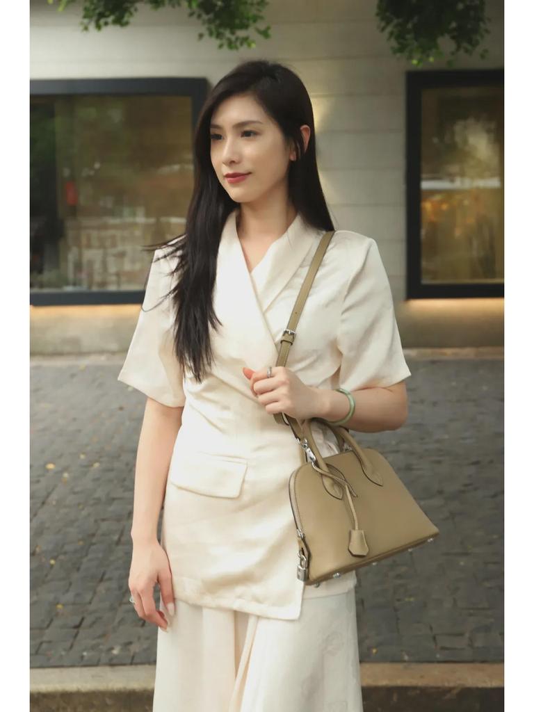 Женская сумка из воловьей кожи Shell: Универсальная сумка на одно плечо и через плечо