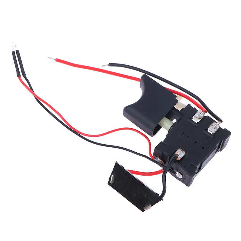 Электрическая дрель Пылезащитный регулятор скорости Кнопочный триггерный переключатель Беспроводная дрель постоянного тока