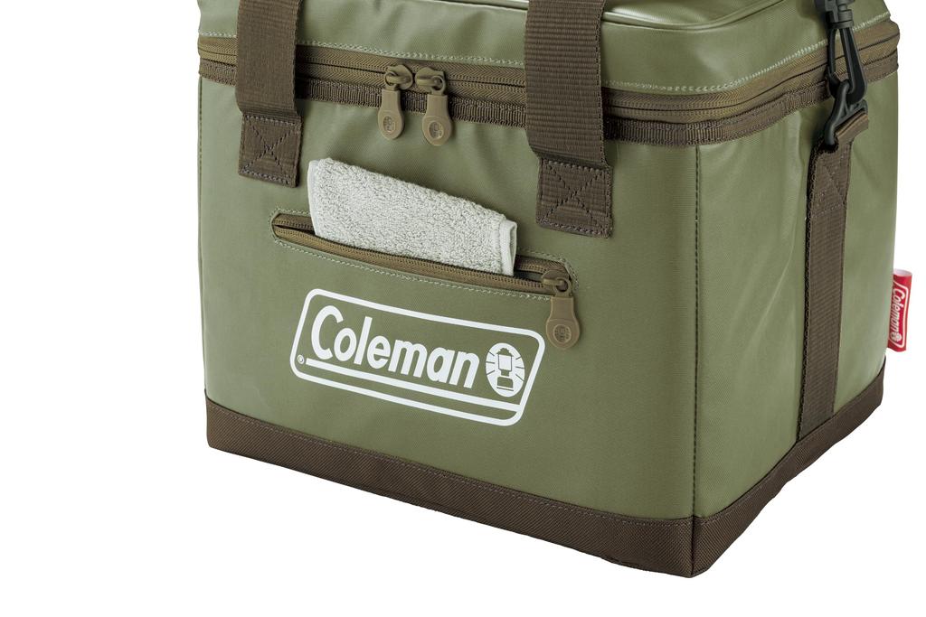 Coleman Ultimate Ice Cooler II 15L Cooler Box Keeps contents cool for approximately 32 hours Olive Ideal for outdoor club Features easy antibacterial