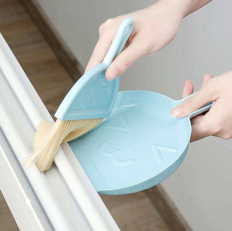 Multi-Purpose Mini Broom And Dustpan Set With Garbage Shovel For Desktop Cleaning Shovel Garbage And Sweep Combination Gadgets