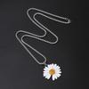 Daisy Necklace Sun Flower Pmo Chrysanthemum Gd Lightning Small Daisy Pendant Men'S And Women'S Pendant Jewelry Necklace