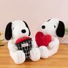 Lovely Snoopy Cartoon Cute Dog Plush Toy Pillow Sofa Back Plush Doll Gifts for Valentine's for Girls Wife Birthday Anniversary