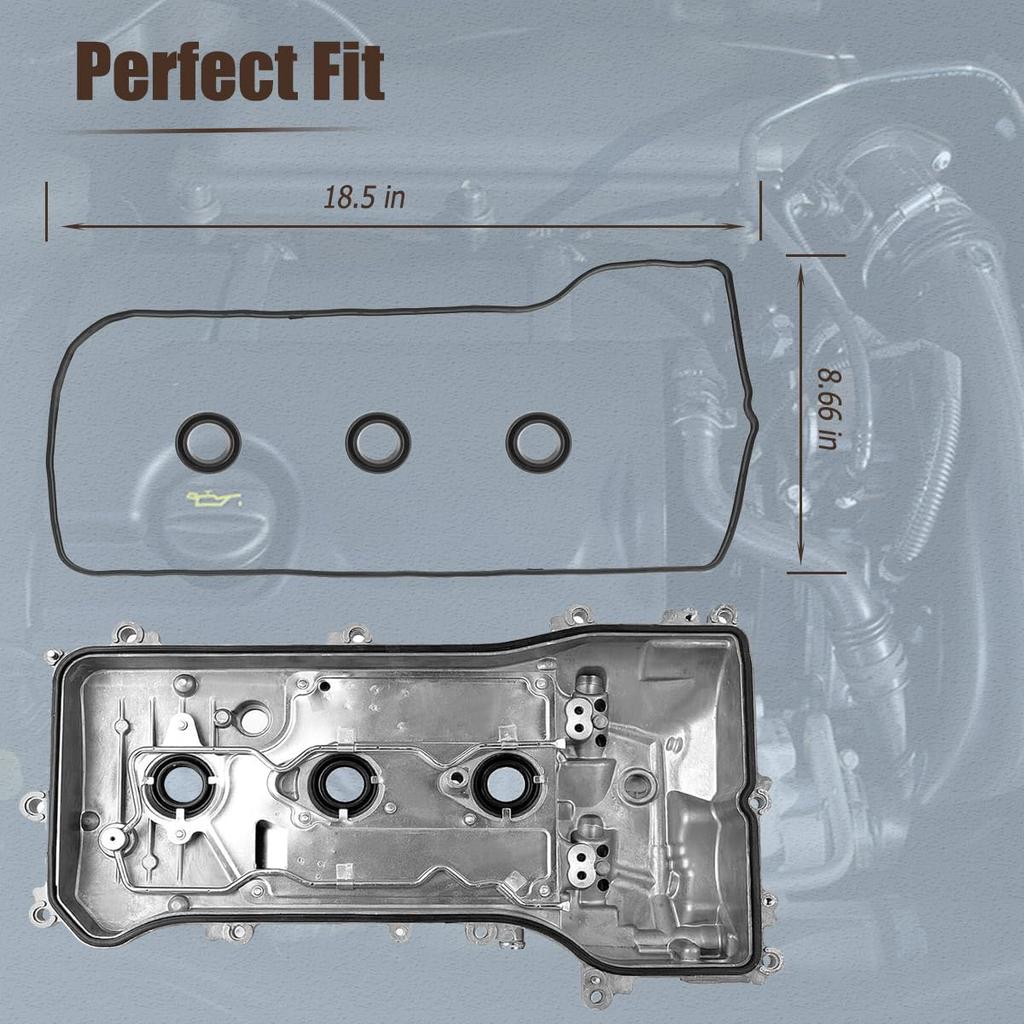 Valve Cover Gasket for Toyota Avalon Toyota Sienna Camry RAV4 Highlander 2008-2016 Lexus ES350 Lexus RX350 2007-2015 3.5L Replace # VS50682R