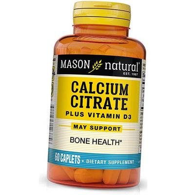 Цитрат Кальция и Витамин Д3, Calcium Citrate plus Vitamin D3, 60каплет (36529014)