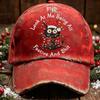 Digital Print Santa Claus Baseball Cap With Distressed Finish Unisex Outdoor Sun Hat Christmas Holiday Travel Beach Cycling