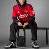 Adidas Манчестер Юнайтед, выездная майка 23/24, мужская спортивная рубашка с коротким рукавом и v-образным вырезом, красная IP1726