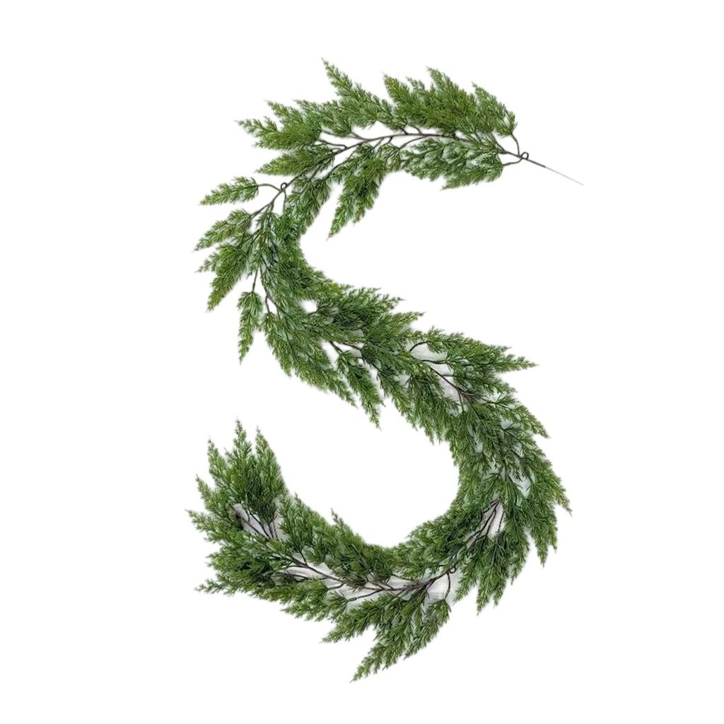 Christmas Garland Realistic Christmas Decoration for Holiday Fireplace Table