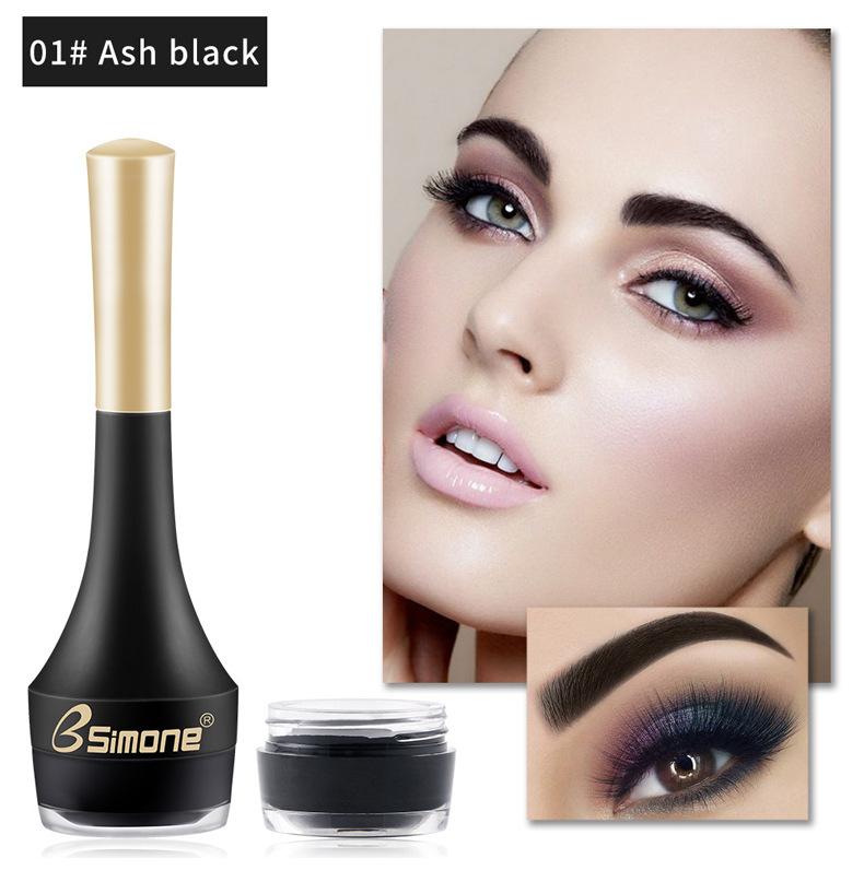 Гламурный долговечный крем для бровей, водостойкий, устойчивый к поту, держащий макияж, натуральный легкий цвет, дикая паста для бровей