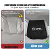Car Logo Headrest Cover Seat Head Pillow Neck Headrest Cover For Opel ADAM ASTRA J K CORSA E INSIGNIA MOKKA VIVA Meriva