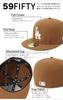 NEW ERA Cap MLB Los Angeles Dodgers Toasted Peanut 59Fifty 7 1/2