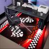 1PC Custom Name Spirit Vector Artwork Theme Floor Mat Ideal for Living Room, Game Rooms, Office, Bedroom,Floor Mat Playful Design