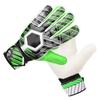 Adult Children Professional Football Soccer Goalkeeper Goalie Thicken PU Gloves ProtectorGreen 6#