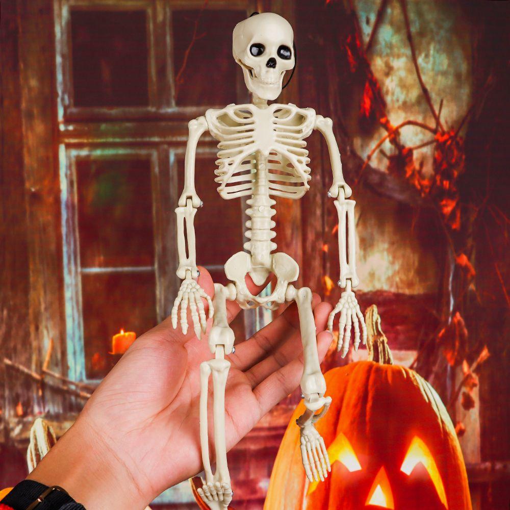 DIY Party Decoration Hanging Halloween Scary Props Human Skeleton Poseable Size