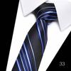Men's Business Professionals Striped Tie Wedding Suit Accessories Polyester Tie Men