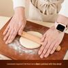 Сплошная буковая скалка для пельменей, лапши и выпечки