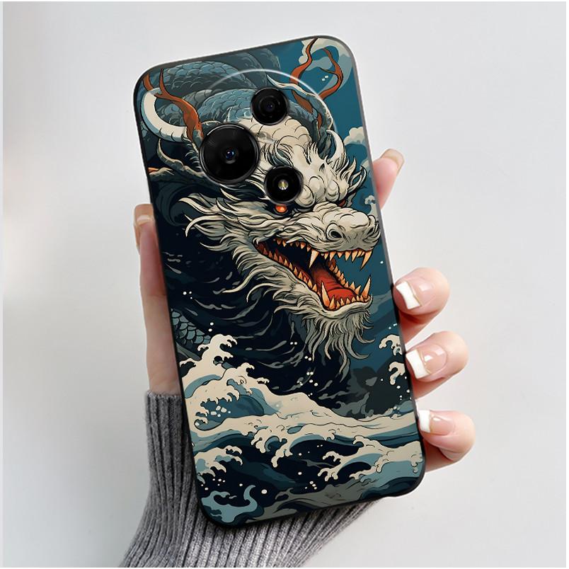 Для TCL 60 NxtPaper 4G T626K / 60 SE NxtPaper 5G Чехол Милый Кролик с Сердечками Смешной Черный Мягкий Силиконовый Чехол для Телефона Ударопрочный Чехол