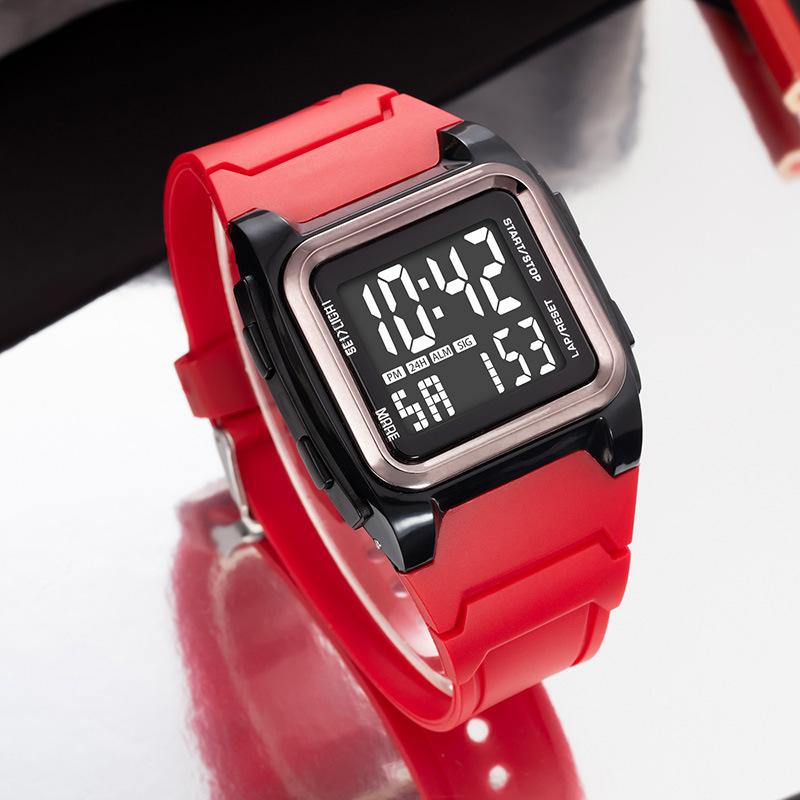Мужские цифровые часы, водонепроницаемые, мужские спортивные часы, светящиеся часы для бега на открытом воздухе, для студентов, детей, фитнеса, наручные часы