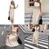 Summer Elegant Sleeveless Wrap Dress With High Waist For Casual And Business Wear