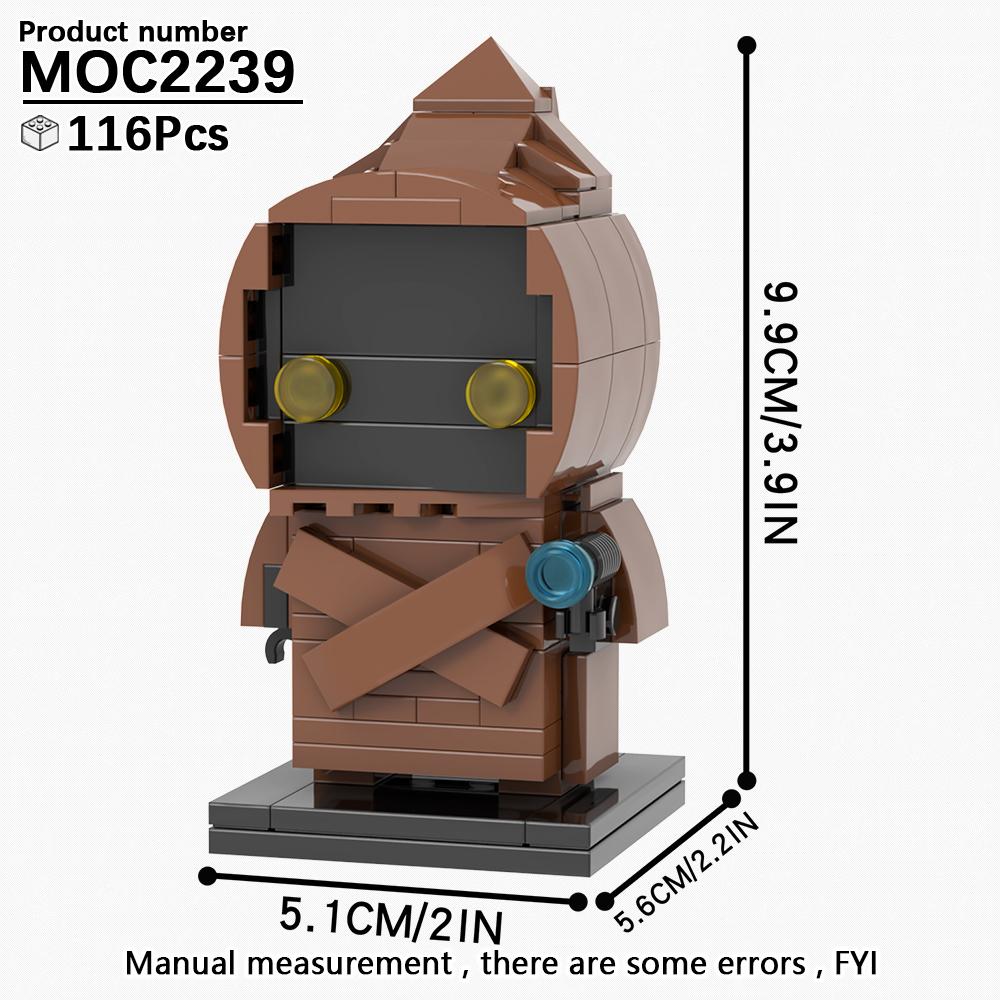 MOOXI MOC Космическая Война Brickheadz Межзвездный Sci-Fi Робот Совместимые Фигурки Строительные Блоки Игрушки Для Взрослых Для Детей Подарок Кубики