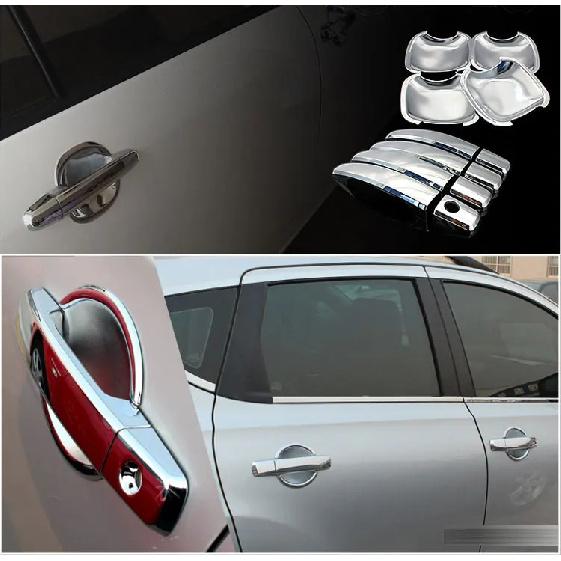For chevrolet captiva vauxhall opel antara Chrome Door Handle Covers 4Pcs/Set Chevy 2006-2016 Accessories Stickers Car Styling