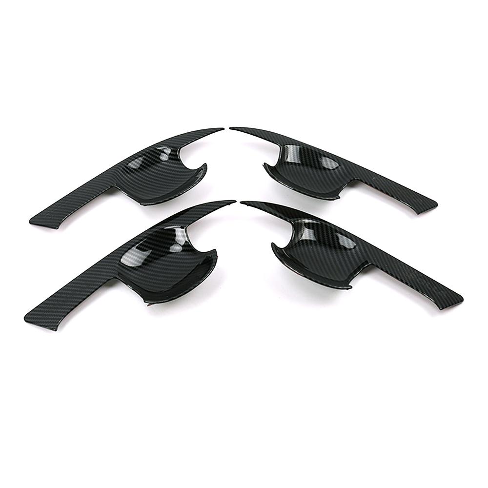 Для Toyota Corolla 2022 углеродное волокно с принтом внешней боковой дверной ручки, молдинг, хромированная дверная чаша, накладка, рамка